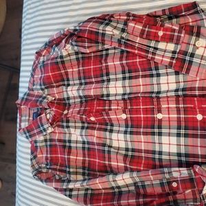 Gap size medium /8 button down plaid shirt